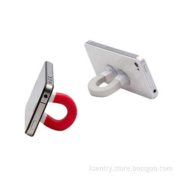 Magnetic Suction Stand for iPod, iPhone, iPad, Mobile Phones, U Sharp, with 2 Transparent Sucker